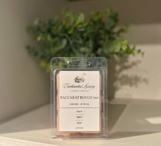 Baccarat Rouge 540 Coconut Apricot Luxe Wax Melt - Clean Burning, All-Natural, Enchanting Aroma